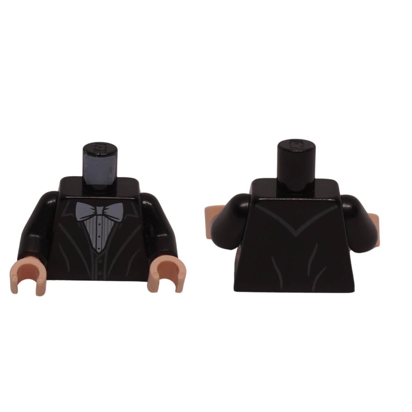 LEGO tuxedo torso black suit with bow tie printed minifigure body 973pb3698c01