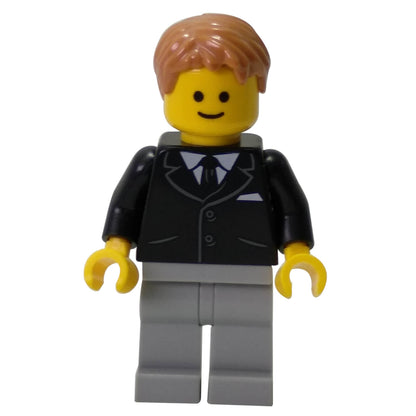 LEGO Brick Bank minifigure twn252a black suit tie