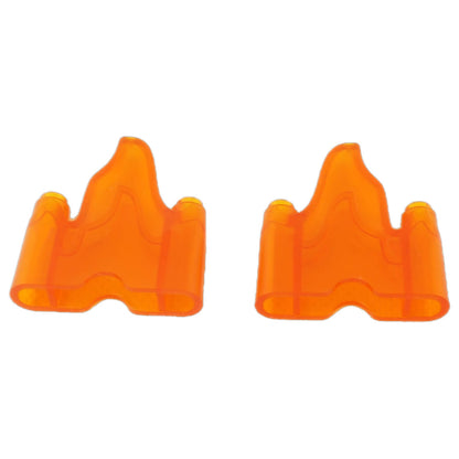 LEGO® Wave Rounded 1 x 4 with 2 Studs on Ends 70880 decorative flame effect element trans orange