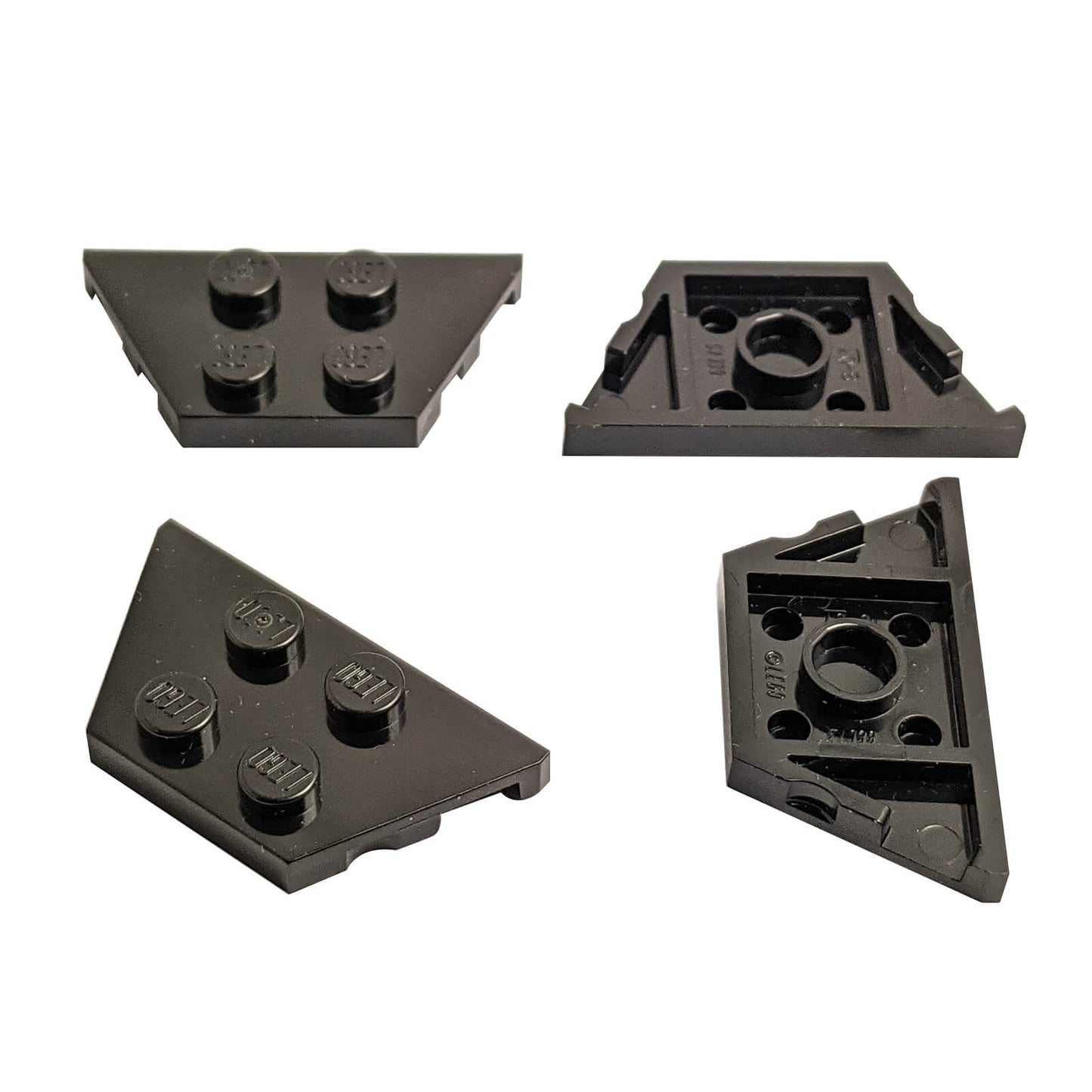 LEGO® Wedge Plate 2 x 4 Part 51739 in black