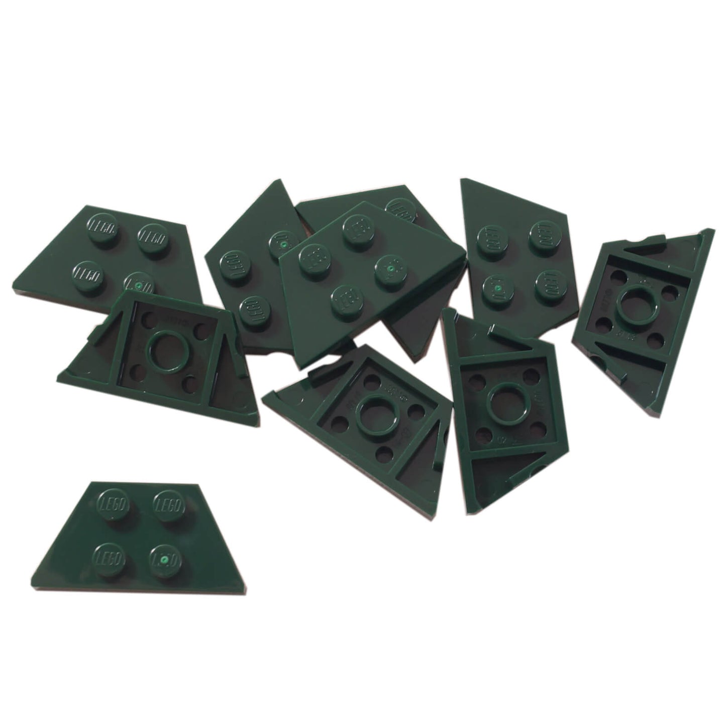 LEGO® Wedge Plate 2 x 4 Part 51739 in dark green