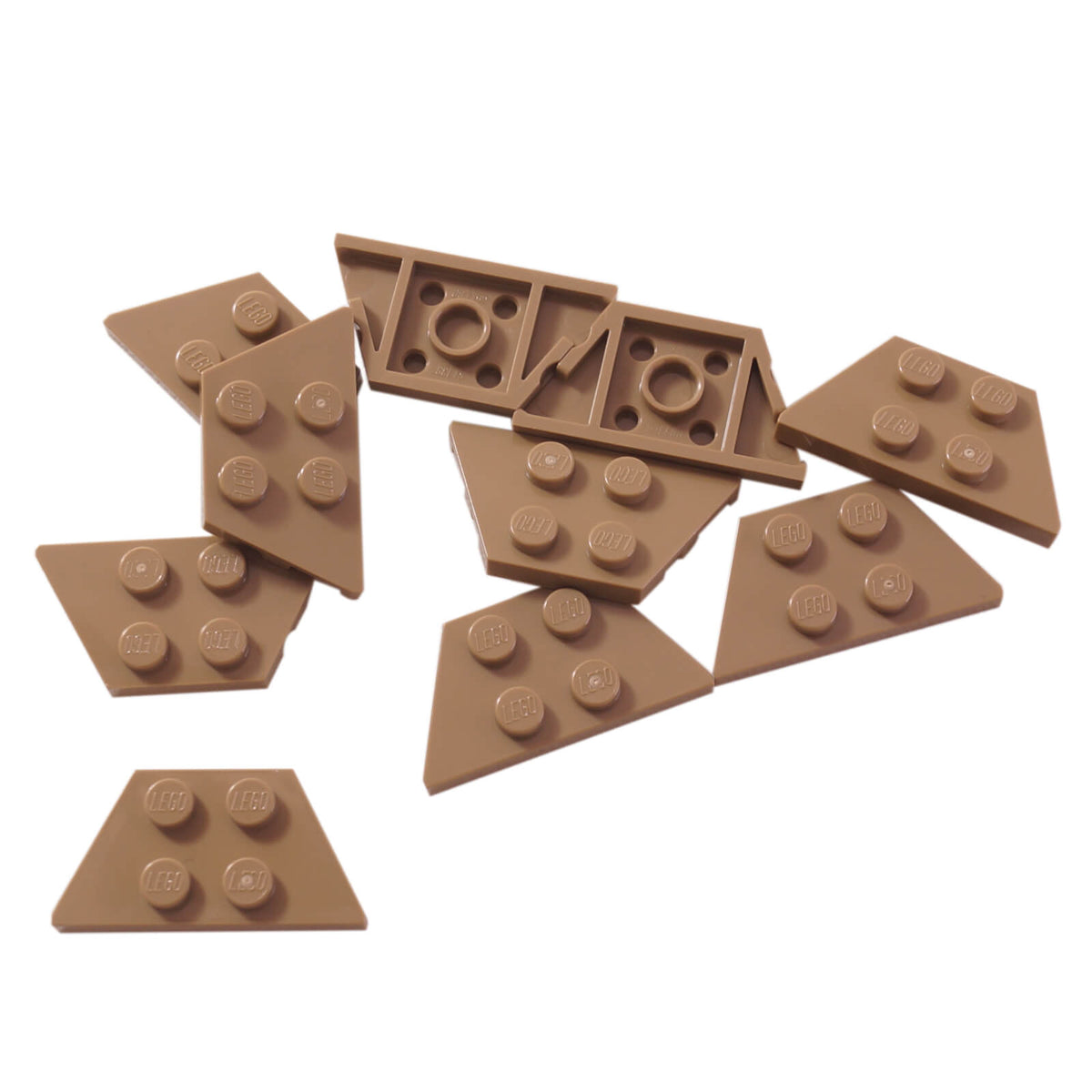 LEGO® Wedge Plate 2 x 4 Part 51739 in dark tan