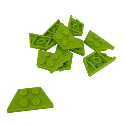 LEGO® Wedge Plate 2 x 4 Part 51739 in lime