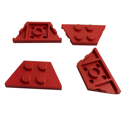 LEGO® Wedge Plate 2 x 4 Part 51739 in red