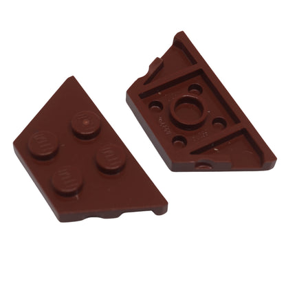 LEGO® Wedge Plate 2 x 4 Part 51739 in Reddish Brown
