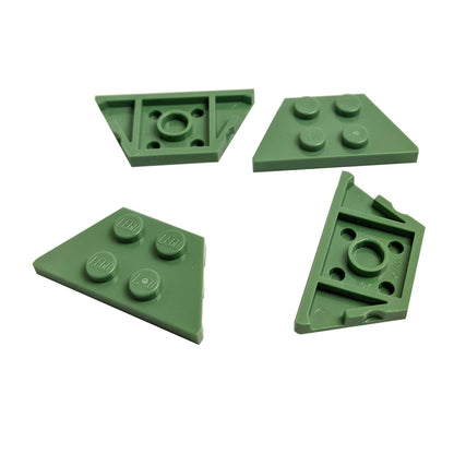 LEGO® Wedge Plate 2 x 4 Part 51739 in sand green