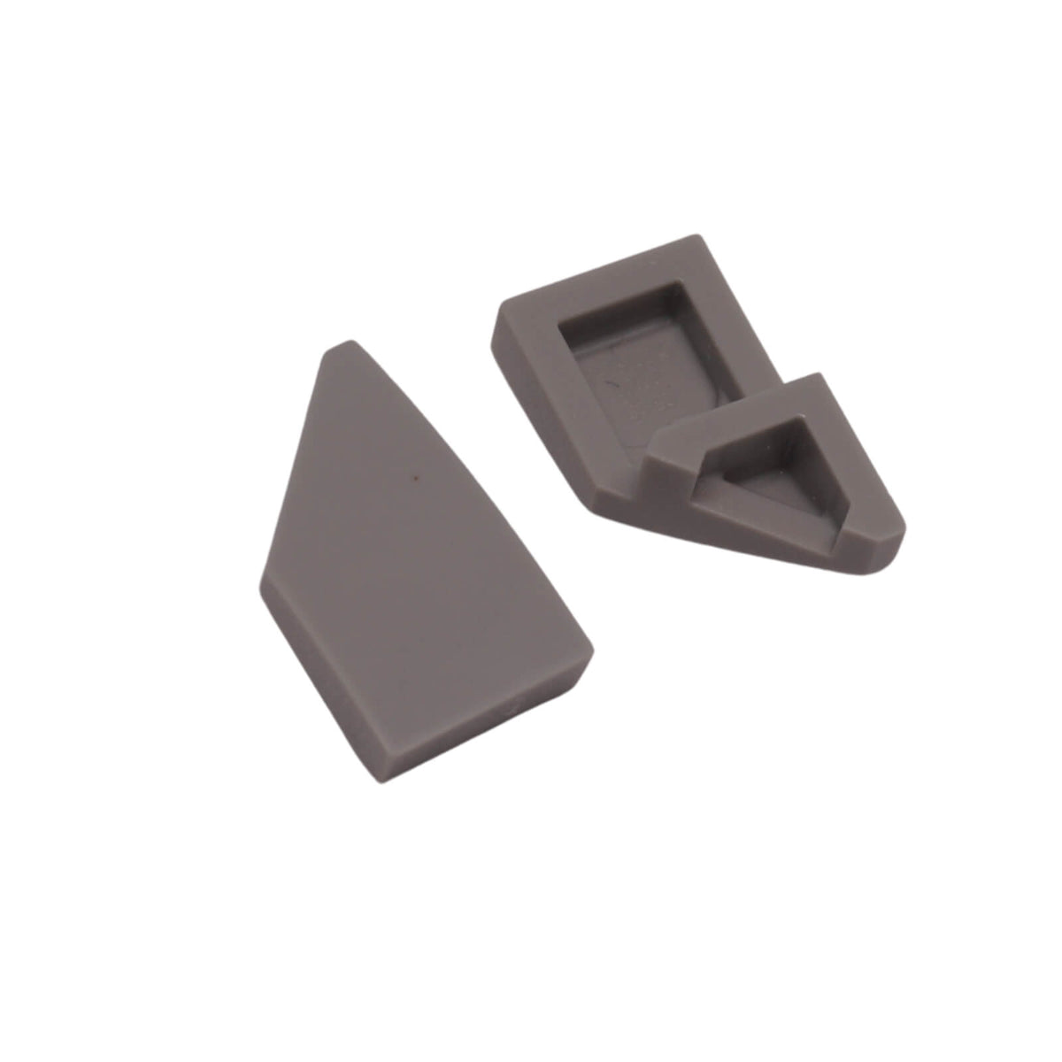 LEGO wedge plate 2x1 left 29120 angled building part, dark bluish gray