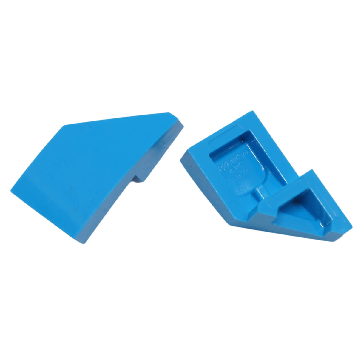 LEGO wedge plate 2x1 left 29120 angled building part, dark azure