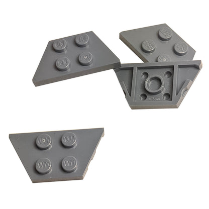 LEGO® Wedge Plate 2 x 4 Part 51739 in light bluish gray
