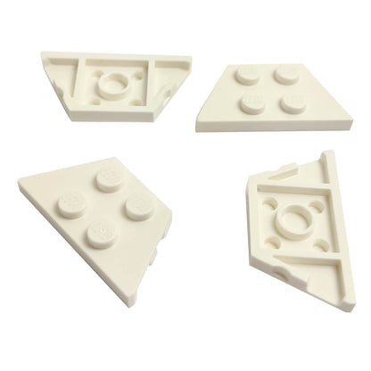 LEGO® Wedge Plate 2 x 4 Part 51739 in white