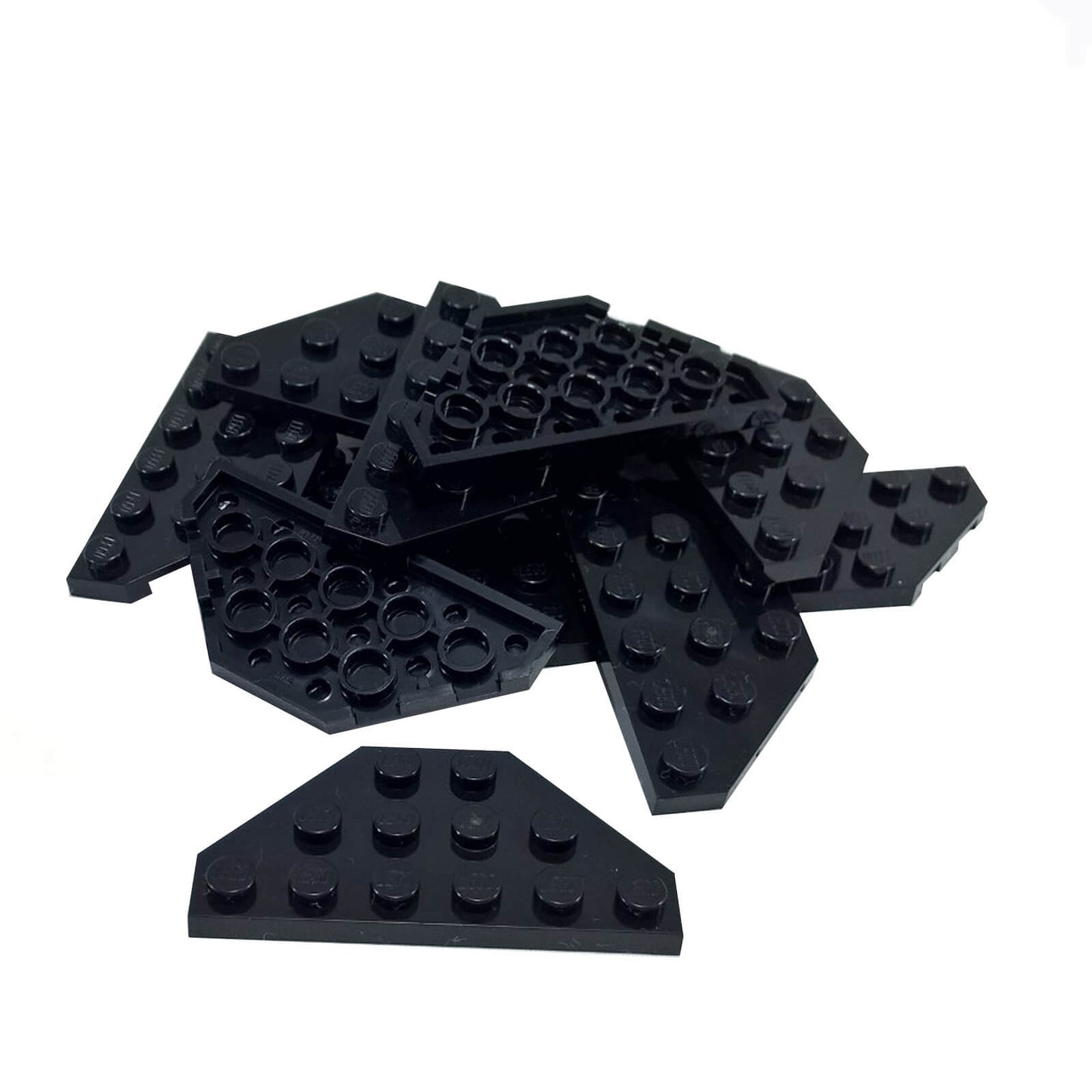 LEGO Wedge Plate 3 x 6 Cut Corners 2419 black