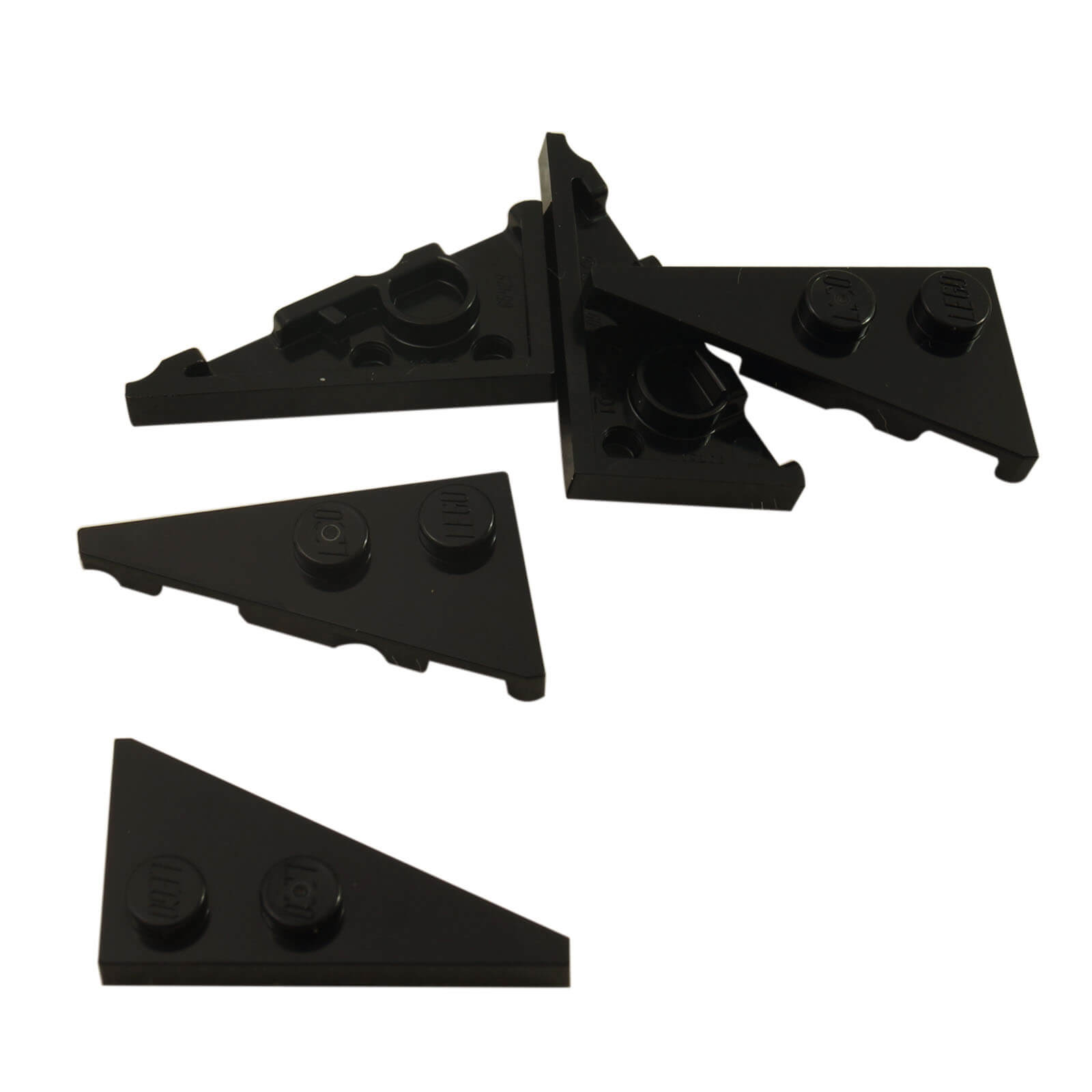 lego-wedge-plate-4x2-left-pointed-65429 black