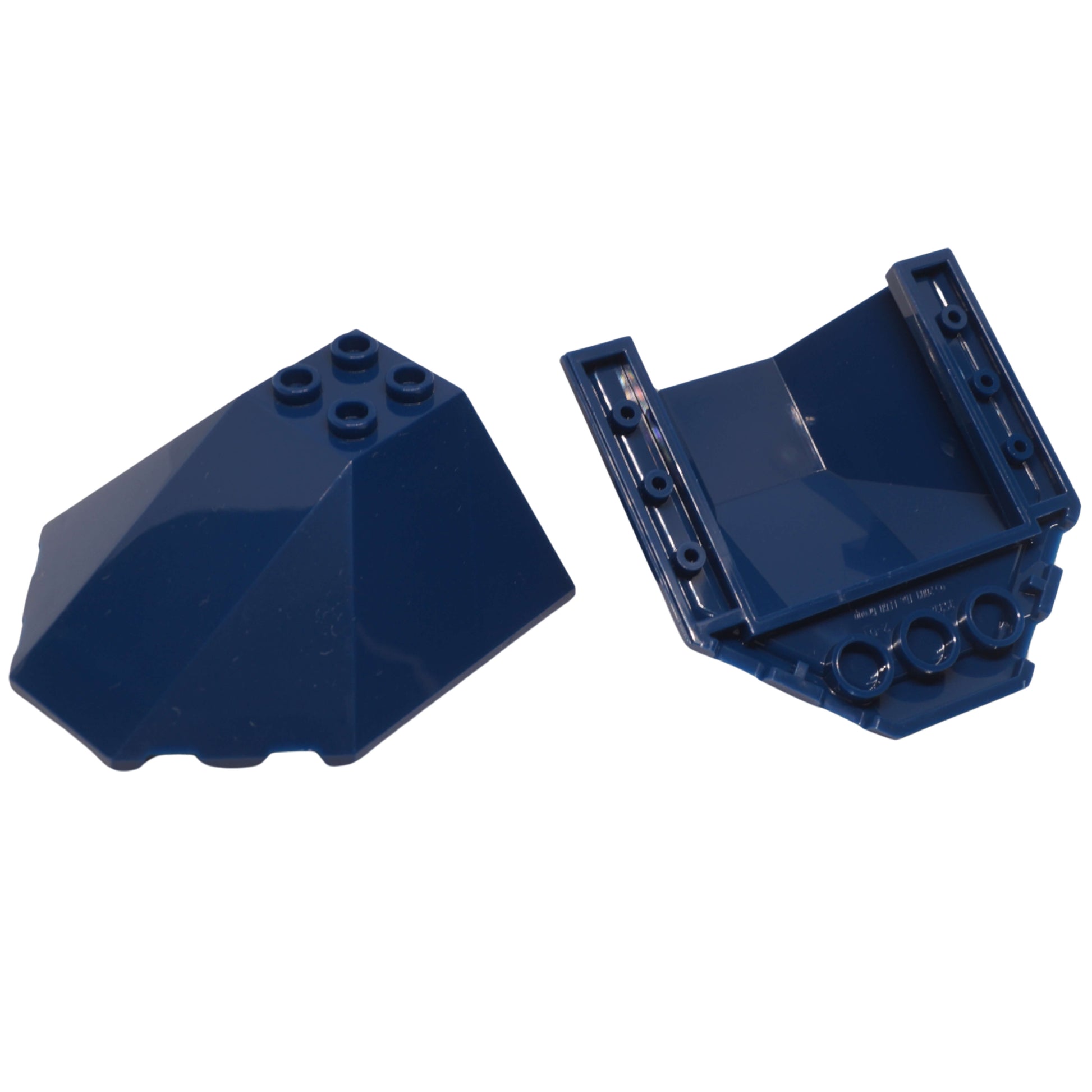 LEGO® Windscreen 6 x 6 x 2 Canopy 87606 in dark blue with sloped shell and four top studs