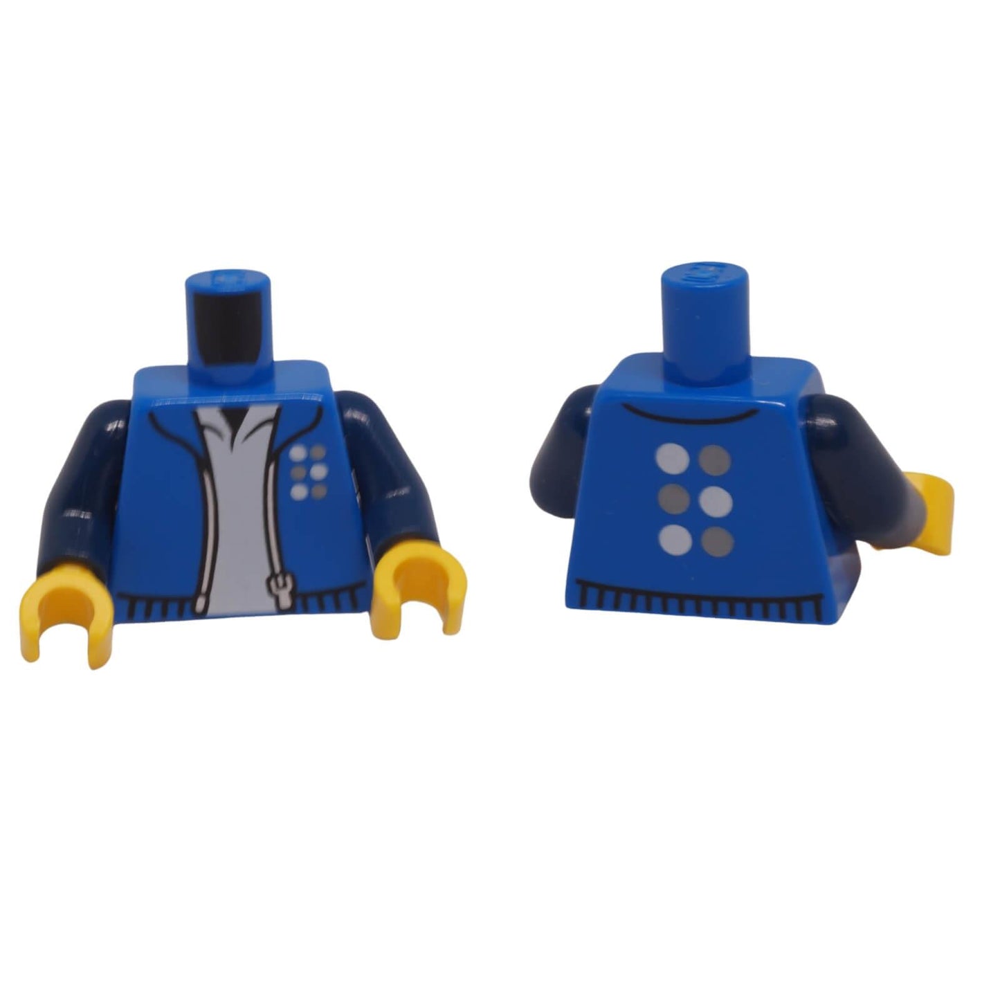 LEGO zip-up jacket torso with front zipper and casual outfit pattern 973pb5816c01
