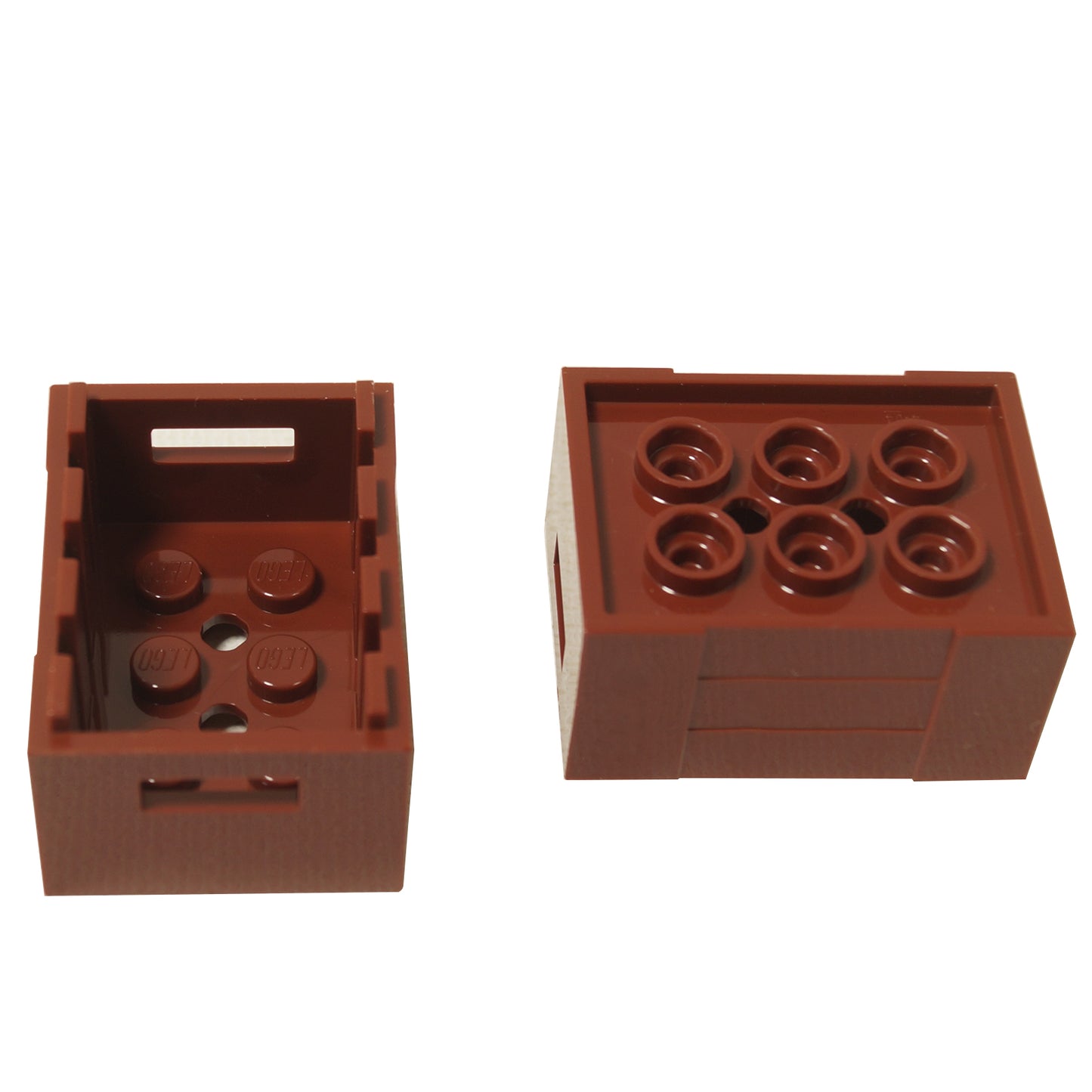 Kontti, laatikko 3 x 4 x 1 2/3 käsikahvoilla 