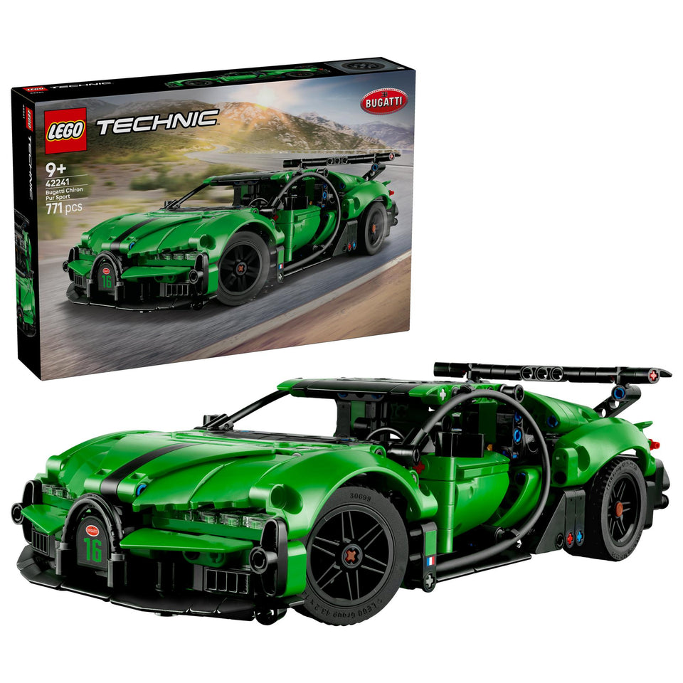 Green Bugatti Chiron Pur Sport Hypercar 42241