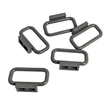LEGO® Bar 1 x 4 x 2 part 6187 rectangular frame element in pearl dark gray