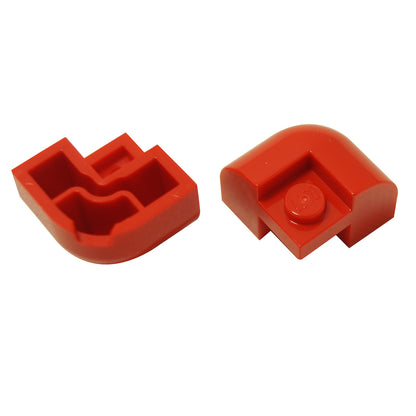 Slope, Curved 2 x 2 x 1 1/3 Corner Round with Recessed Stud