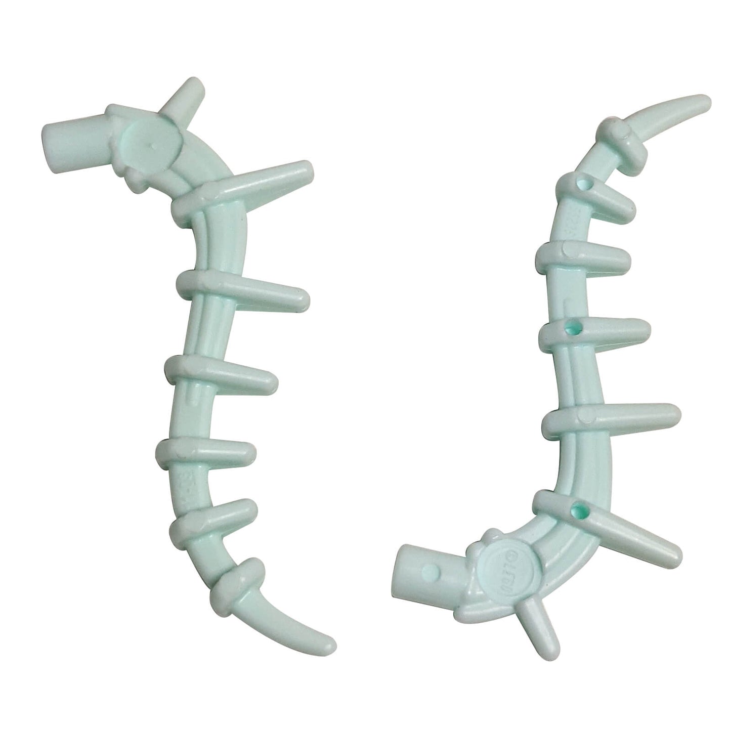Parte de apéndice espinoso aqua claro 55236 utilizada como columna vertebral, alga marina o enredadera de planta para LEGO® construcciones
