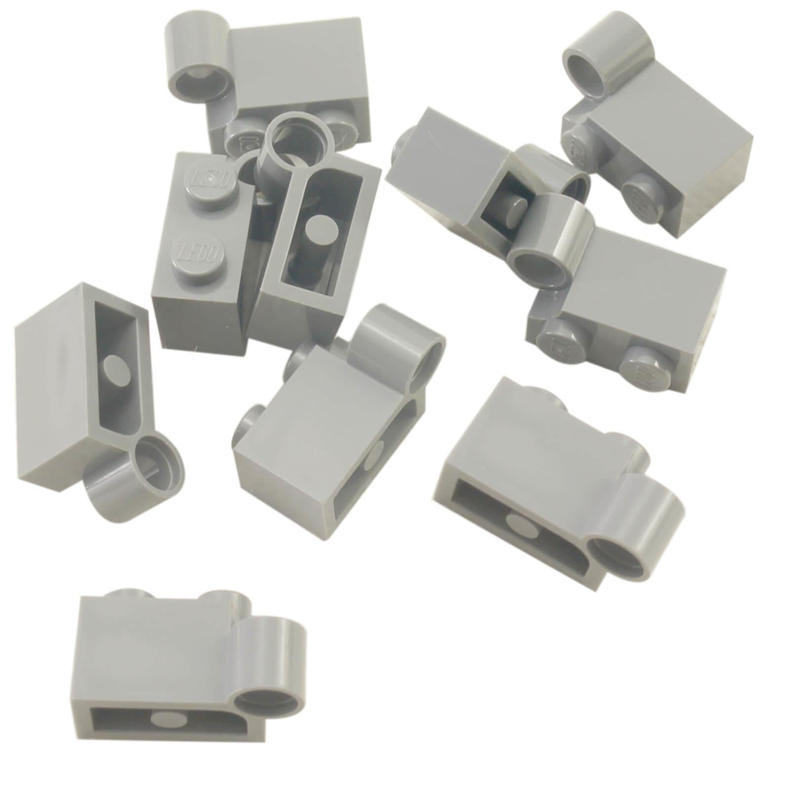 Light bluish gray hinge brick 1 x 4 swivel base (3831) for rotating builds, movable sections, and hinge joints
