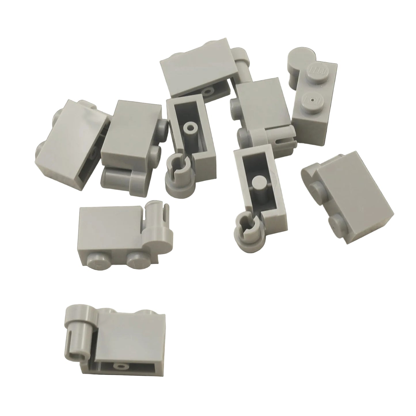 Mattoncino cerniera grigio chiaro 1 x 4 con parte superiore girevole (3830) per costruzioni rotanti, sezioni mobili e meccanismi a cerniera

