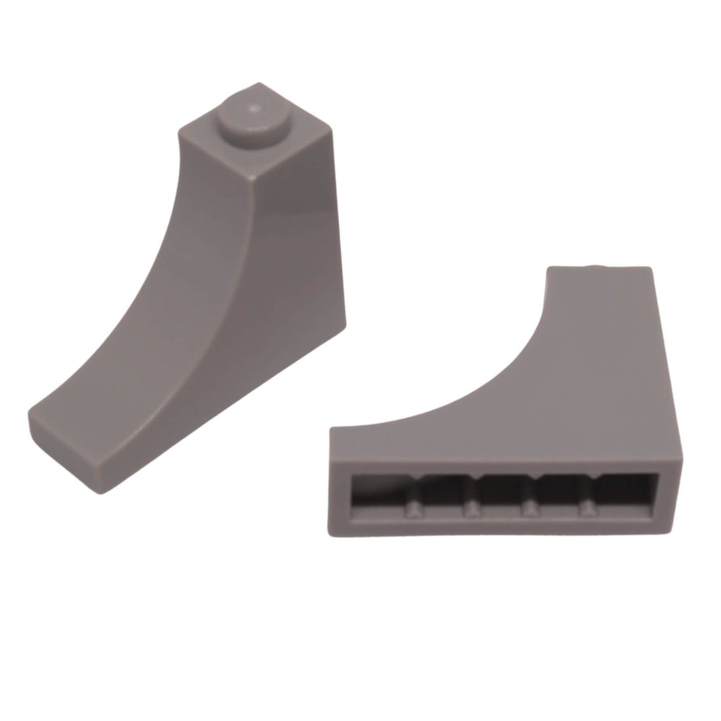 Light Bluish gray inverted arch brick 1 x 3 x 2 for LEGO® building structures and curved details

