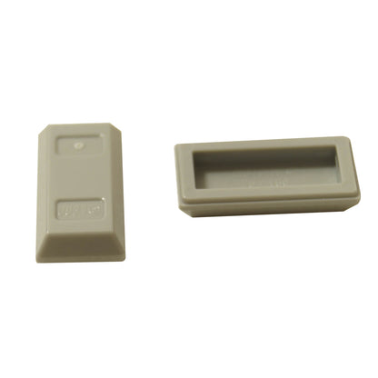 Hellblaugrau LEGO® Minifigur Utensil Goldbarren / - ingot, verwendet als Schatz, Barren oder dekoratives Zubehör
