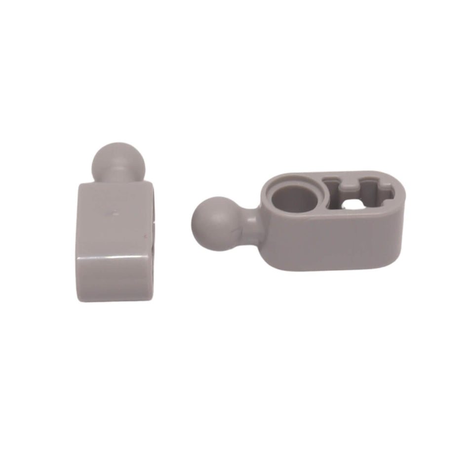 Light Bluish Gray LEGO® Technic Liftarm 1 x 2 with Straight Tow Ball Part 5995