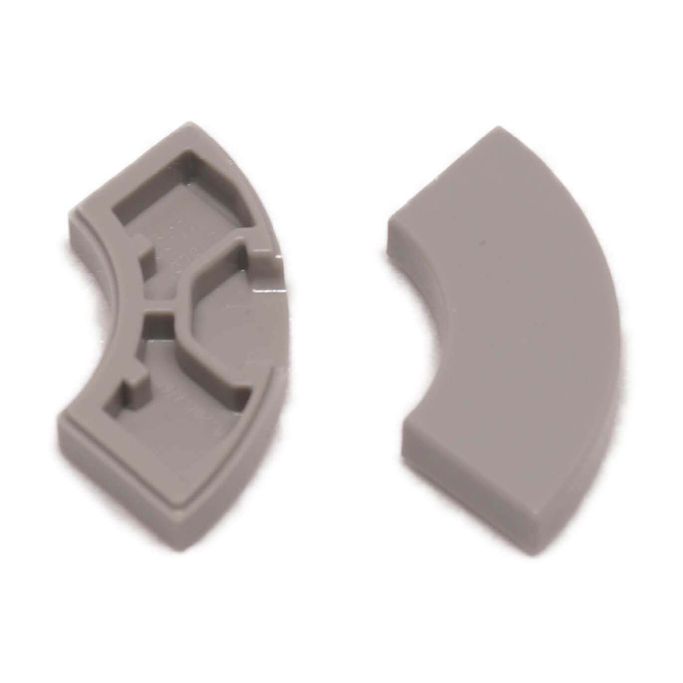 Light bluish gray Tile round corner 2 x 2 macaroni for curved edges, smooth corners, and clean LEGO® builds

