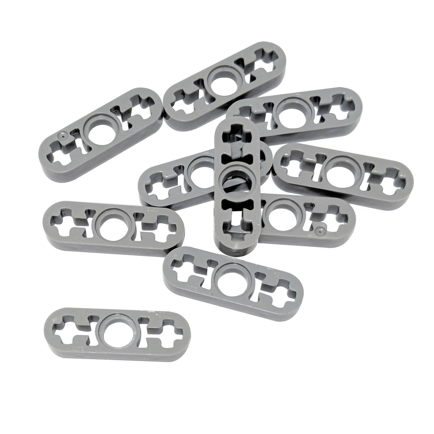 LEGO® Technic Liftarm 1 x 3 Delgado con agujeros para ejes (Parte 6632) en Gris Azulado Oscuro – se muestran múltiples piezas