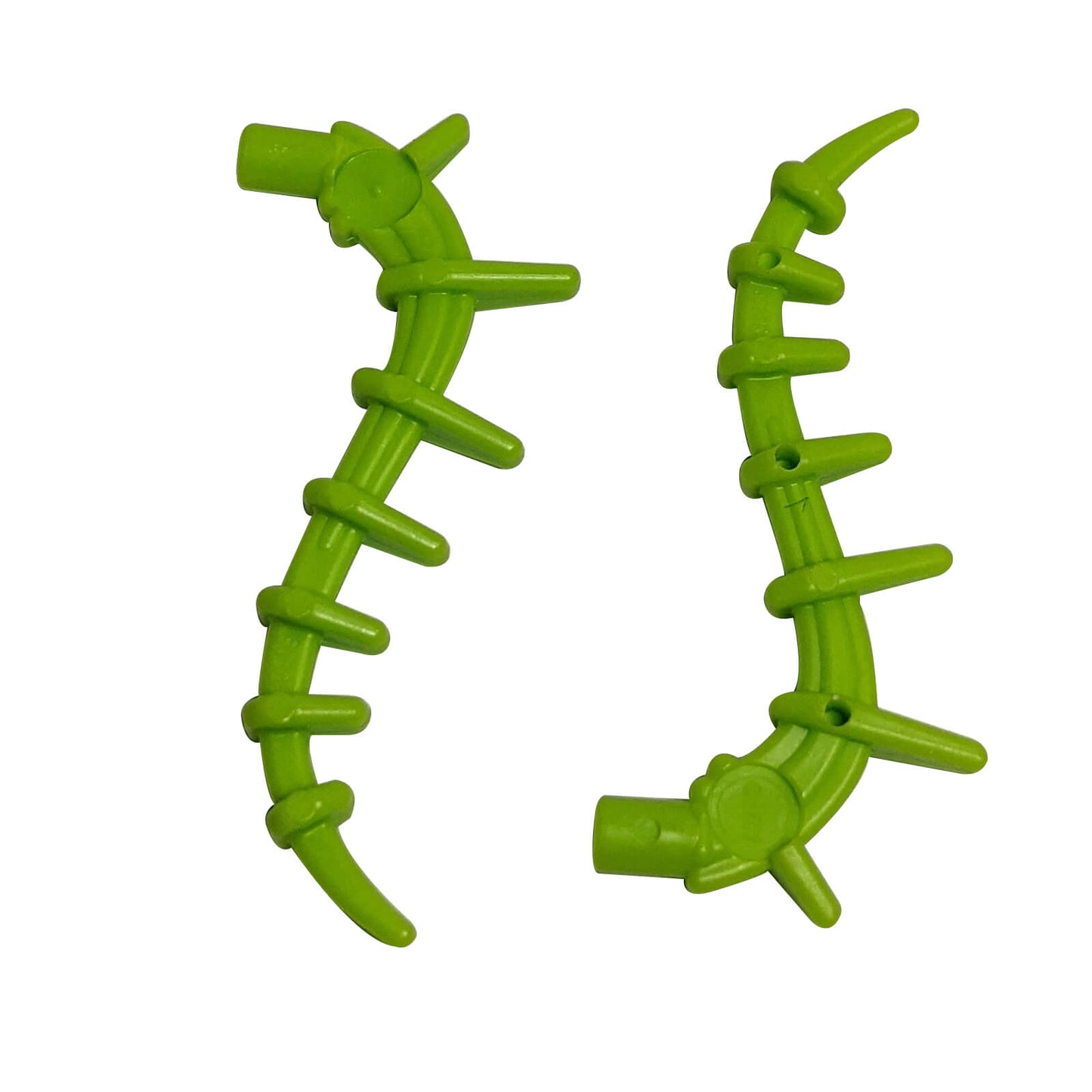 Parte de apéndice espinoso Verde Lima 55236 utilizada como columna vertebral, alga marina o enredadera de planta para LEGO® construcciones
