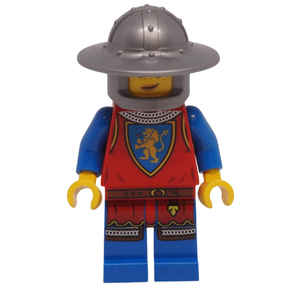 LEGO Lion Knight Archer Female Minifigure bdp185 with broad brim helmet
