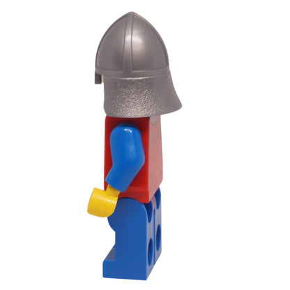 LEGO Lion Knight Female Minifigure bdp223 with flat silver neck protector helmet side profile