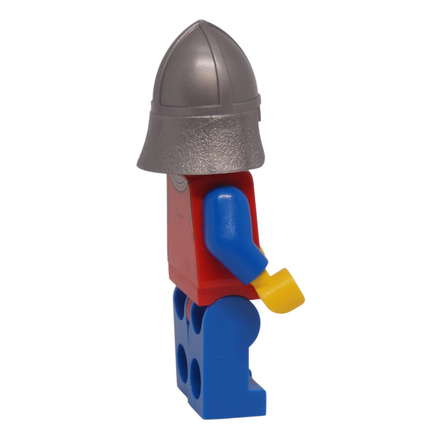 LEGO Lion Knight Minifigure bdp275 with flat silver neck protector helmet side profile