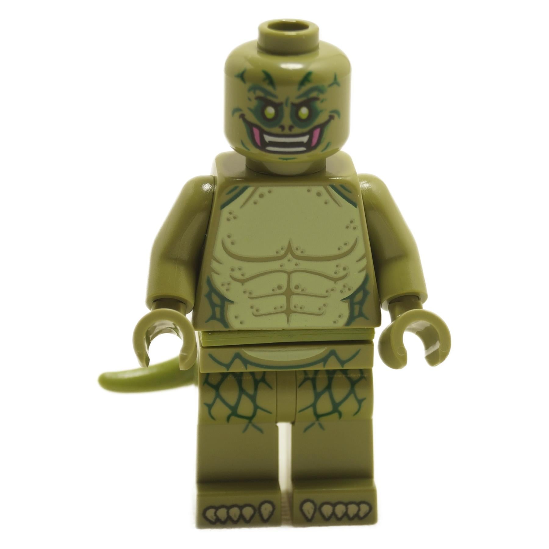 LEGO® Lizard minifigure sh0938 with reptile head print, scaly torso and legs from Marvel Super Heroes