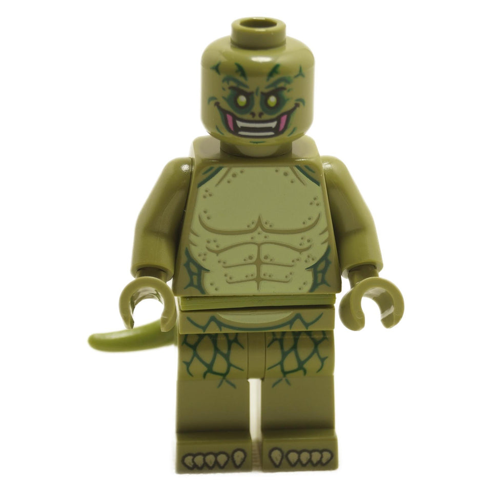 LEGO® Lizard minifigure sh0938 with reptile head print, scaly torso and legs from Marvel Super Heroes