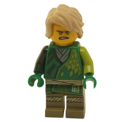 LEGO NINJAGO Lloyd Core minifigure green suit blonde hair dual face njo0847