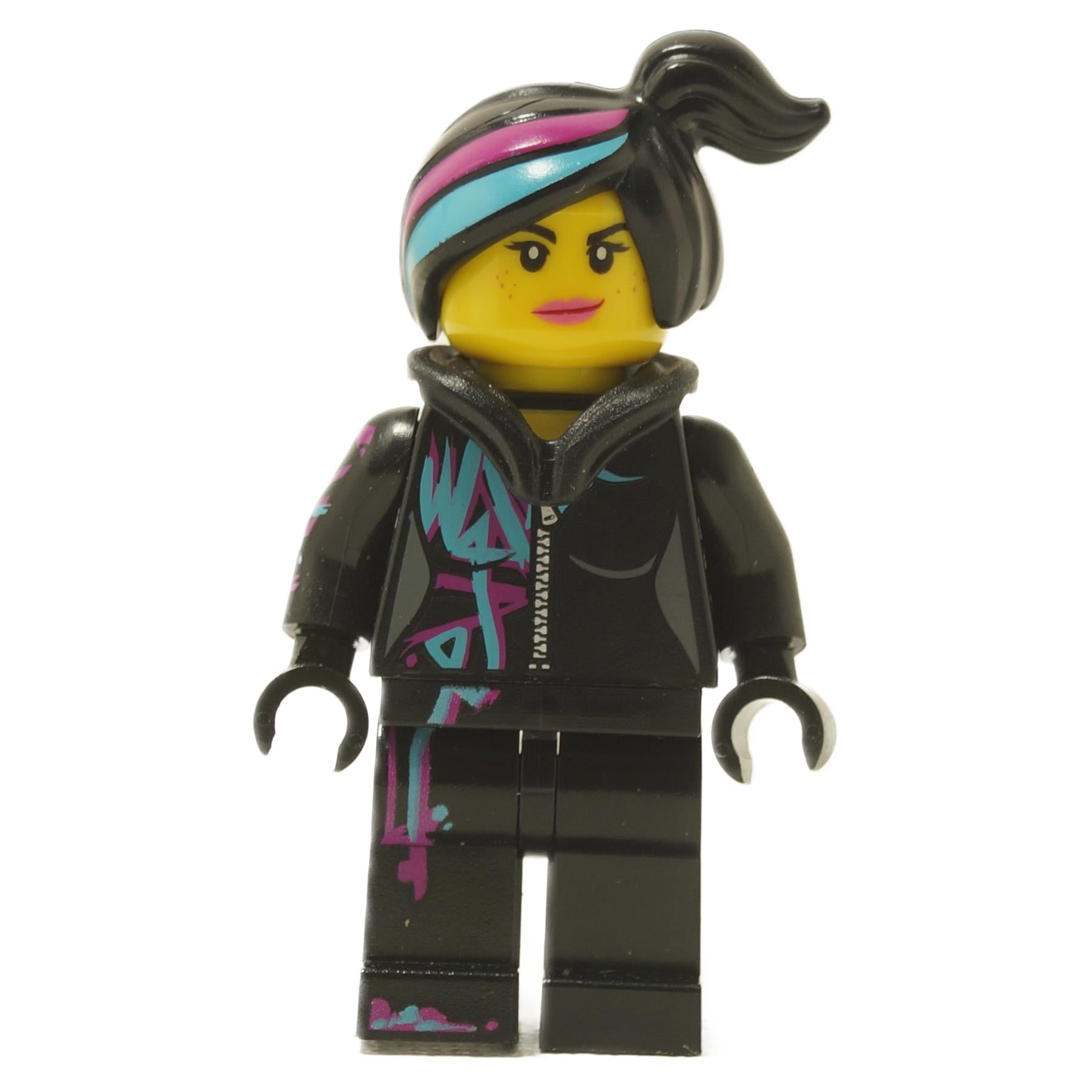 the lego movie wyldstyle Lucy Wyldstyle Minifigure (tlm027) | Hood Down Used Condition – www