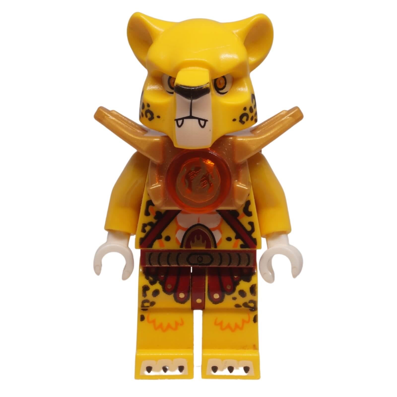 LEGO Legends of Chima Lundor Fire Chi minifigure loc148 with armor and Tiger Tribe design