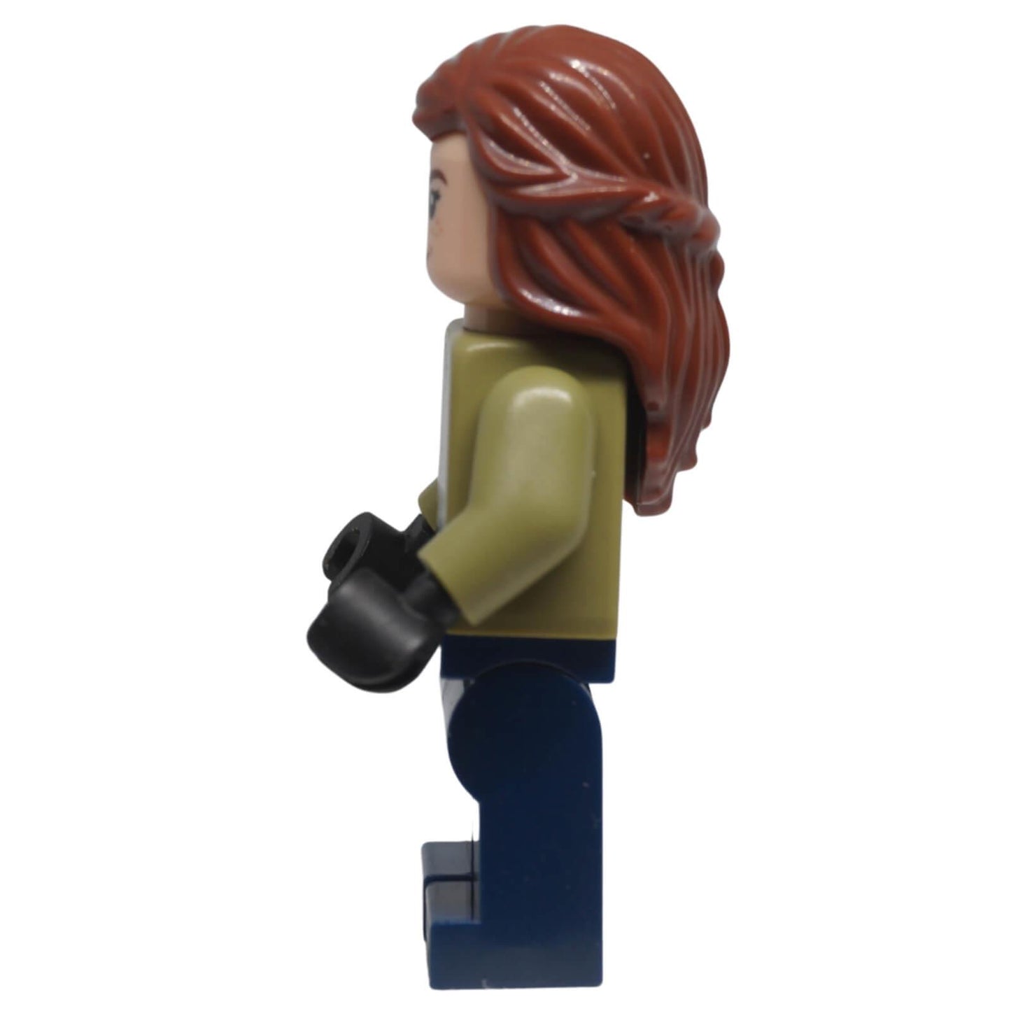Side view of LEGO® Maisie Lockwood minifigure jw088.