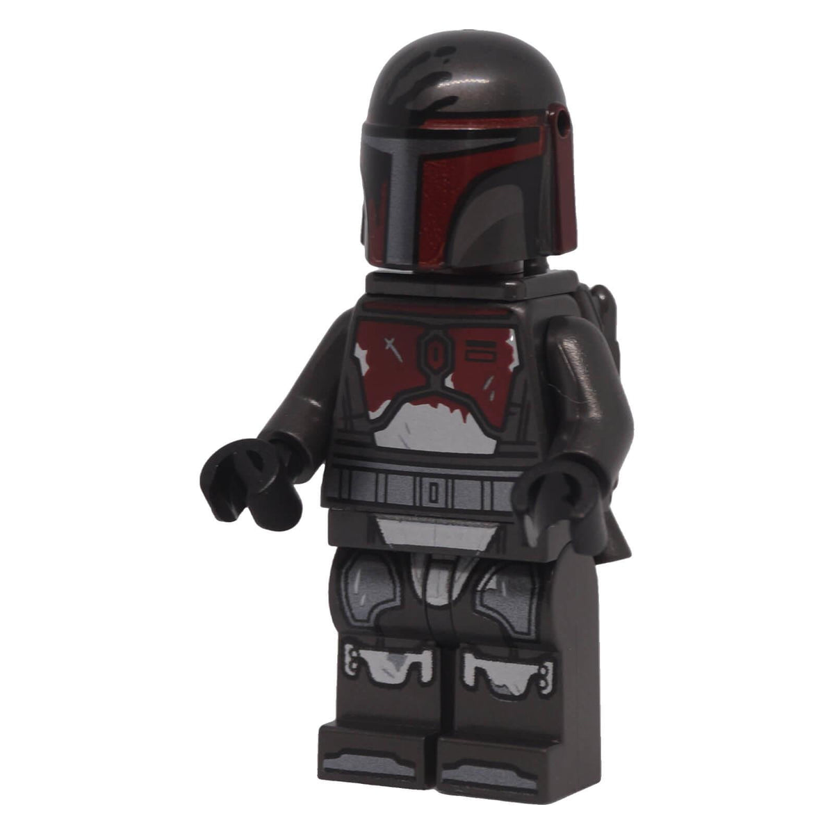LEGO Star Wars Mandalorian Super Commando sw1486 front angled view with helmet and jetpack