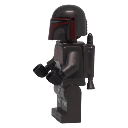 LEGO Star Wars Mandalorian Super Commando sw1486 left side view showing helmet and jetpack