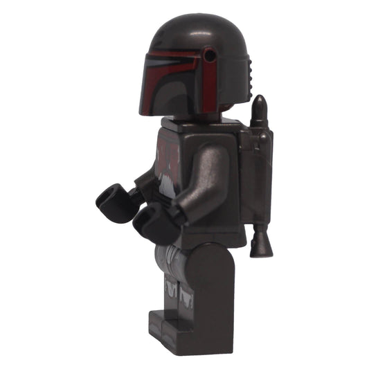 LEGO Star Wars Mandalorian Super Commando sw1486 left side view showing helmet and jetpack