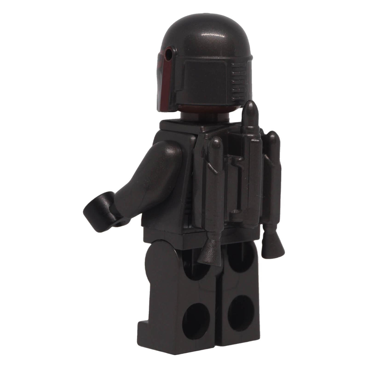 LEGO Star Wars Mandalorian Super Commando sw1486 rear angled view showing dark jetpack