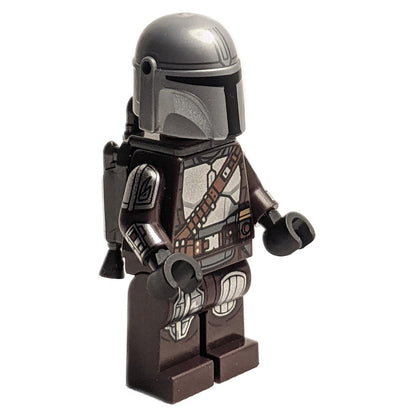 LEGO The Mandalorian Minifigure SW1258 with Silver Beskar Armor and Jet Pack