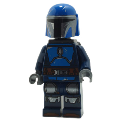 LEGO Star Wars Mandalorian Warrior minifigure sw1345 angled front view with jetpack