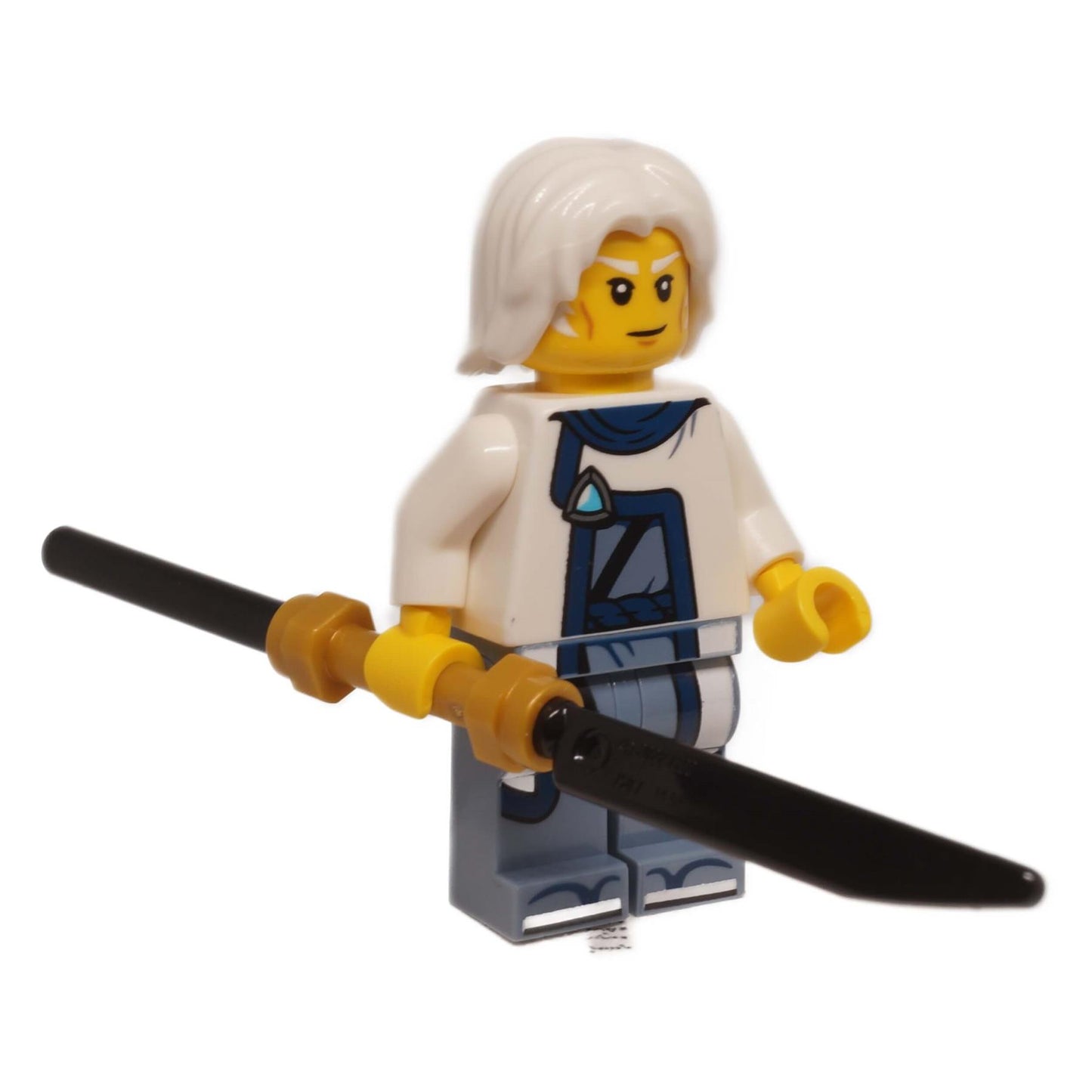 LEGO NINJAGO Master Ivo minifigure from Legends Duskfall set 71871 with staff