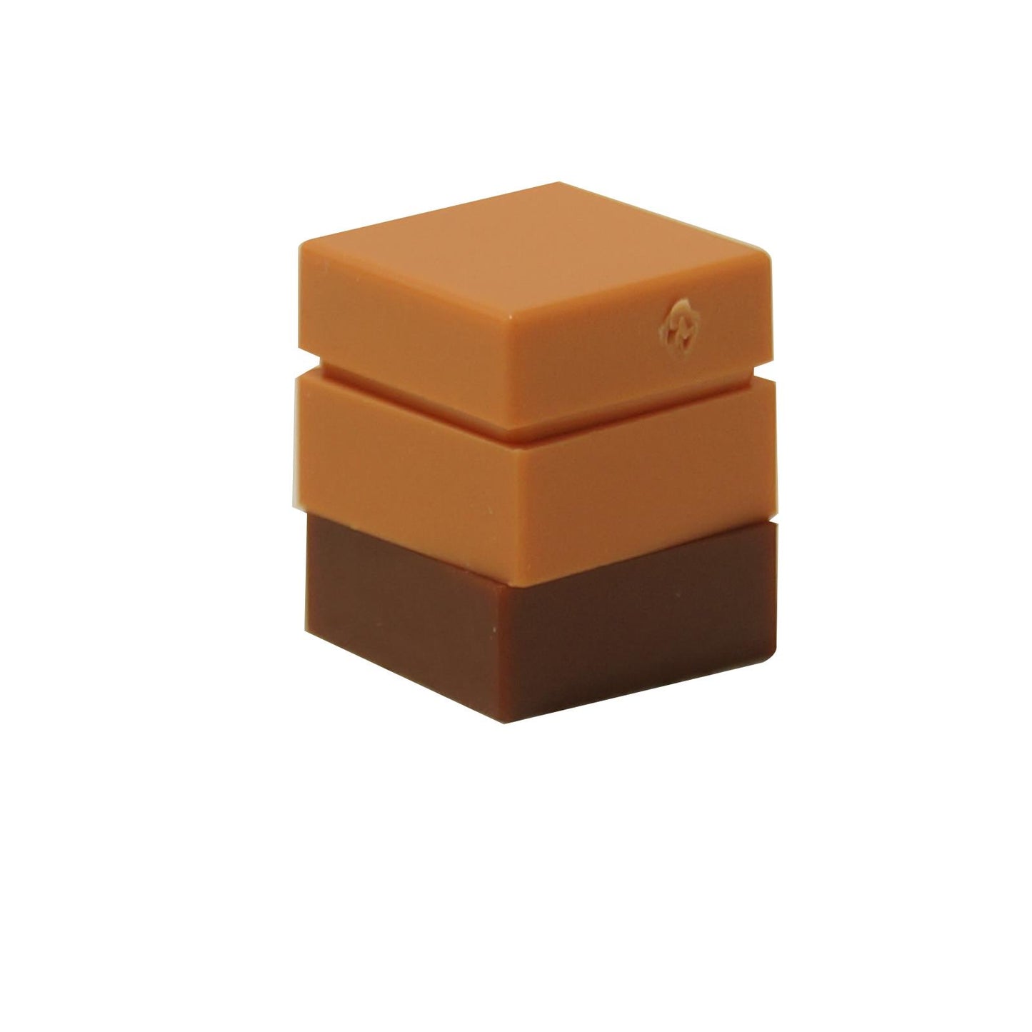 Micromob villager short figure back view square block body
