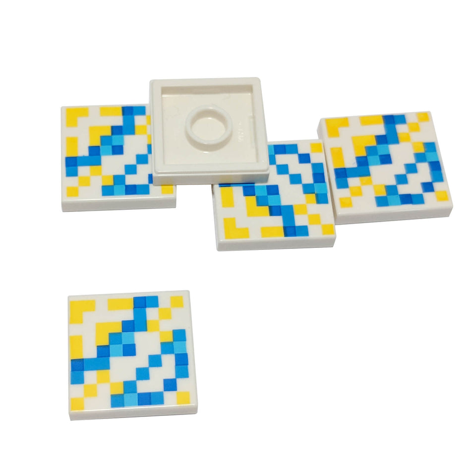 LEGO Minecraft glazed terracotta printed tile 3068bpb1322