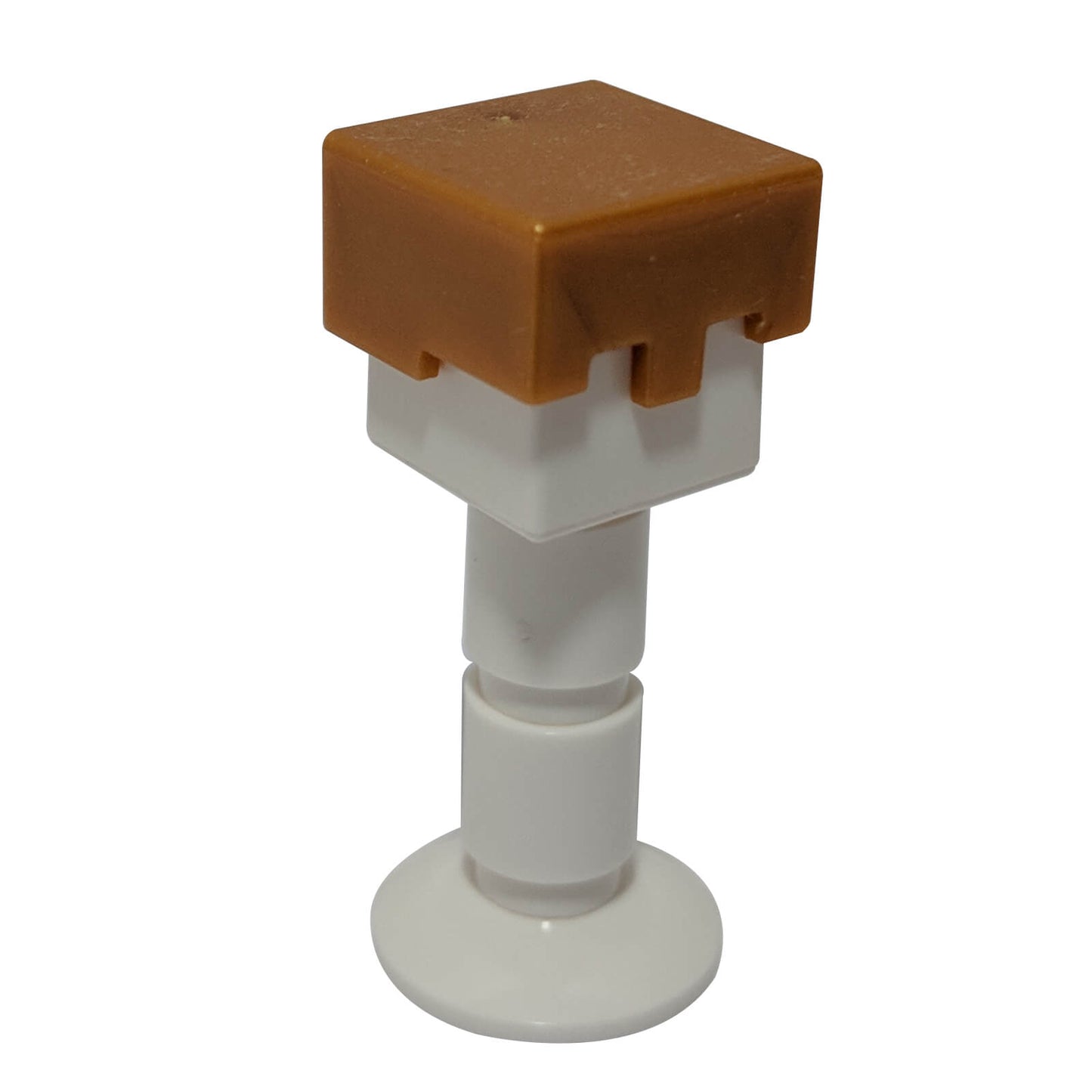 Pearl Gold LEGO® Minecraft Helmet (19728), a rectangular headgear accessory representing Golden Armor for minifigures.